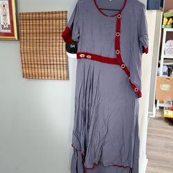 WOMENS FULL LENGTH SUMMER DRESS IN A LARGE SIZE SOLD IN AS IS CONDITION