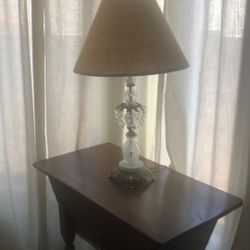 Antique Crystal Lamp
