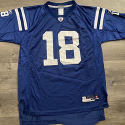 Peyton Manning #18 Indianapolis Colts Reebok Jersey YOUTH XL NFL on Field Y2K