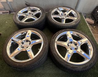 MERCEDES 18” AMG CHROME STAGGERED W211 -E350-550-63  🇩🇪🇩🇪🇩🇪