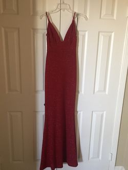 Beautiful Red Long mermaid evening dress