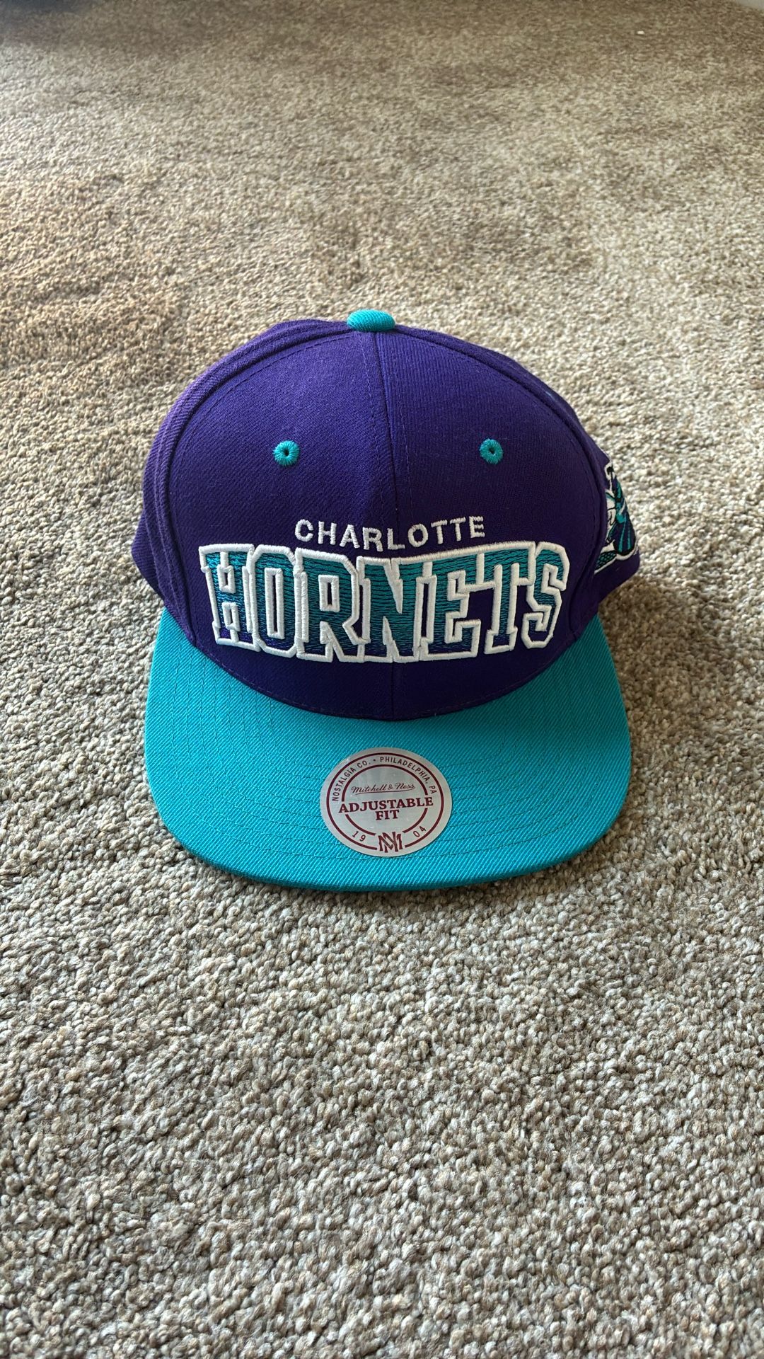 Charlotte Hornets NBA Mitchell Ness Throwback Hat