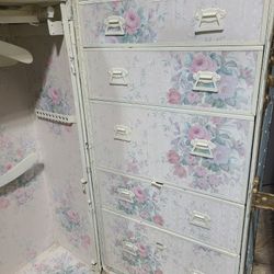 Cute Dress Up Clothes Wardrobe Trunk Storage