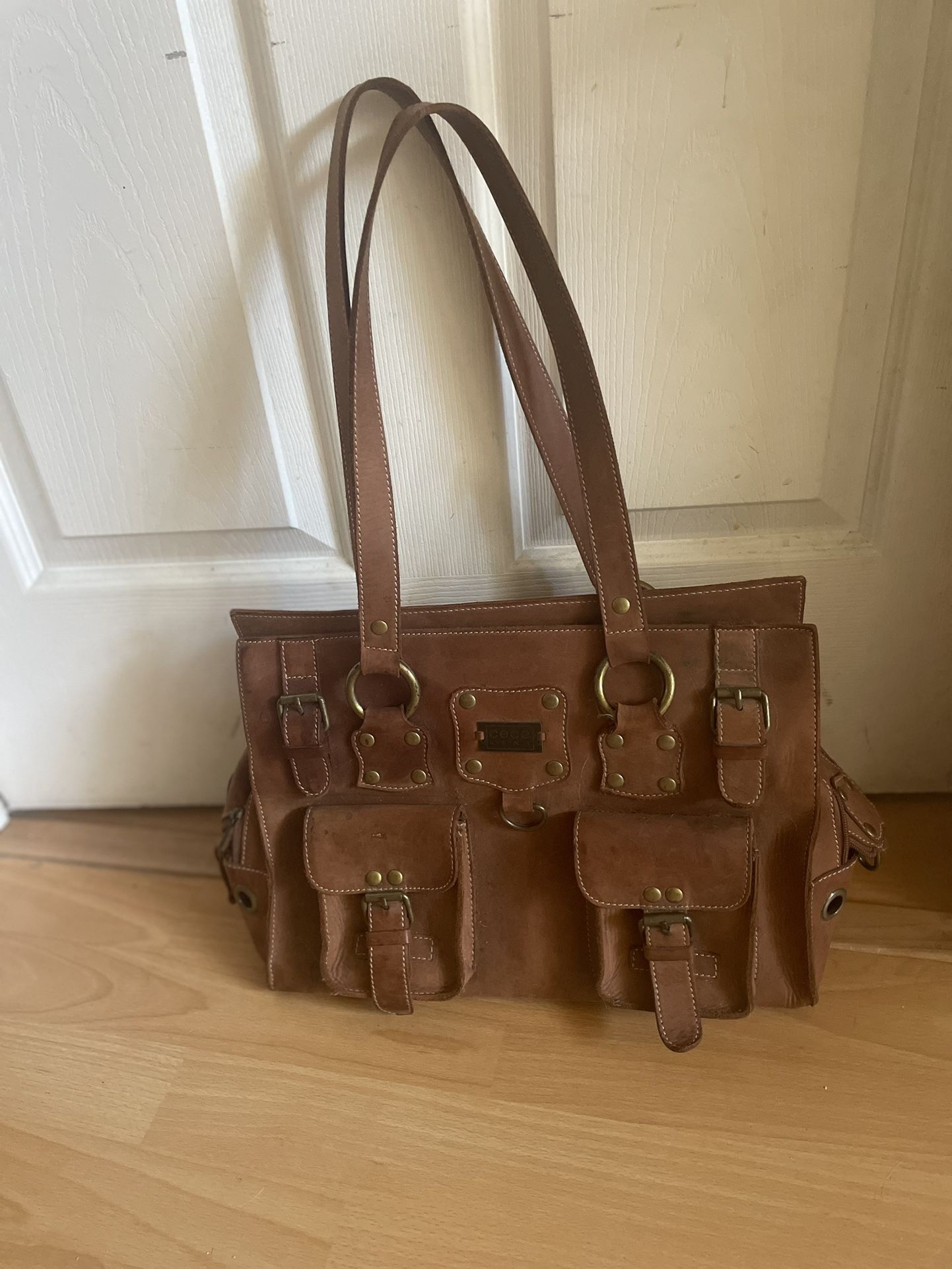 New Leather Small Pet Carrier
