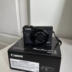 Canon  G7X  Mark III 