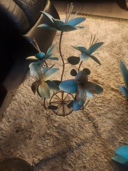 Metal flowers for yard