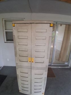 Plastic  storage cabinet