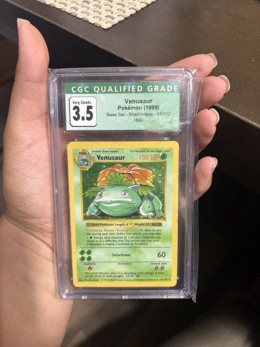 Pokemon Card Base Set Venusaur