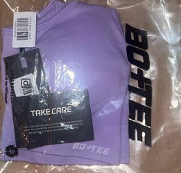 Bo+Tee lilac sports bra XL