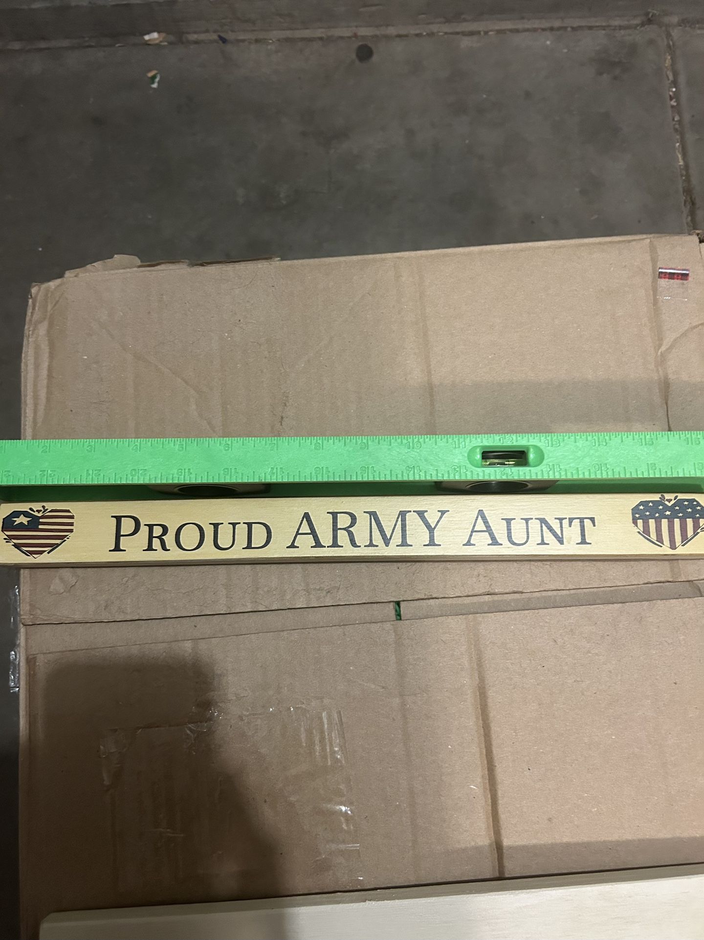 New Wooden plaque proud Army aunt 