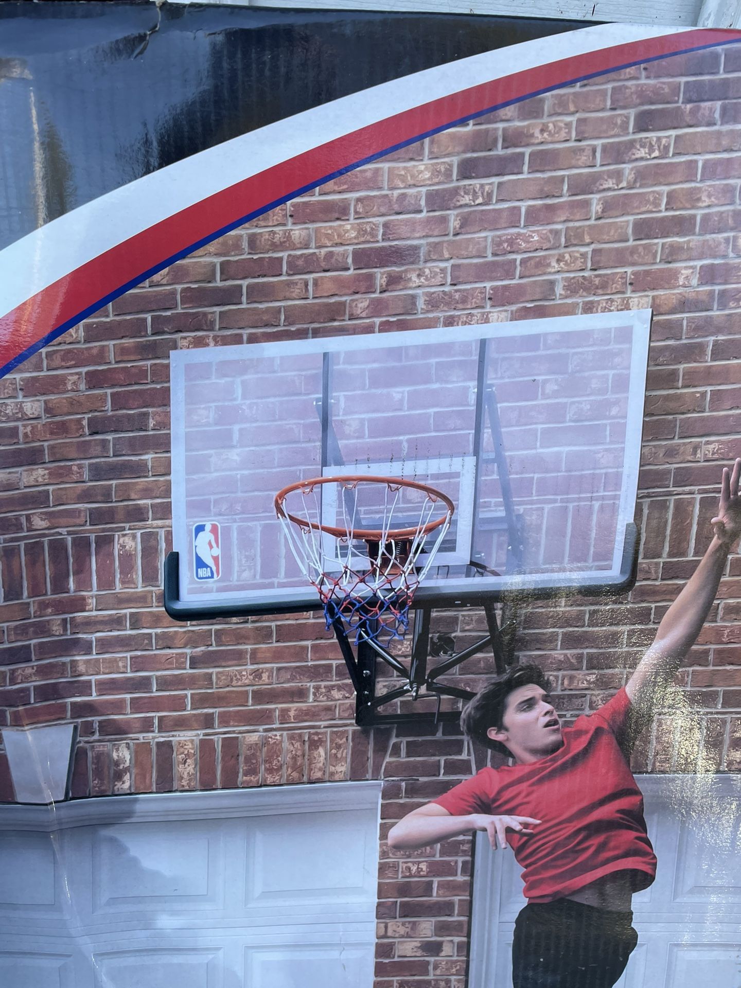 54” Wall Mounted Adjustable Basketball Hoop (No Haggle)