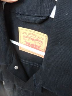 Vintage LEVI Jacket...BLACK....MINT