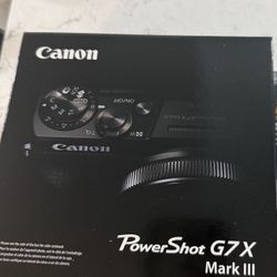 Canon G7x Mark iii