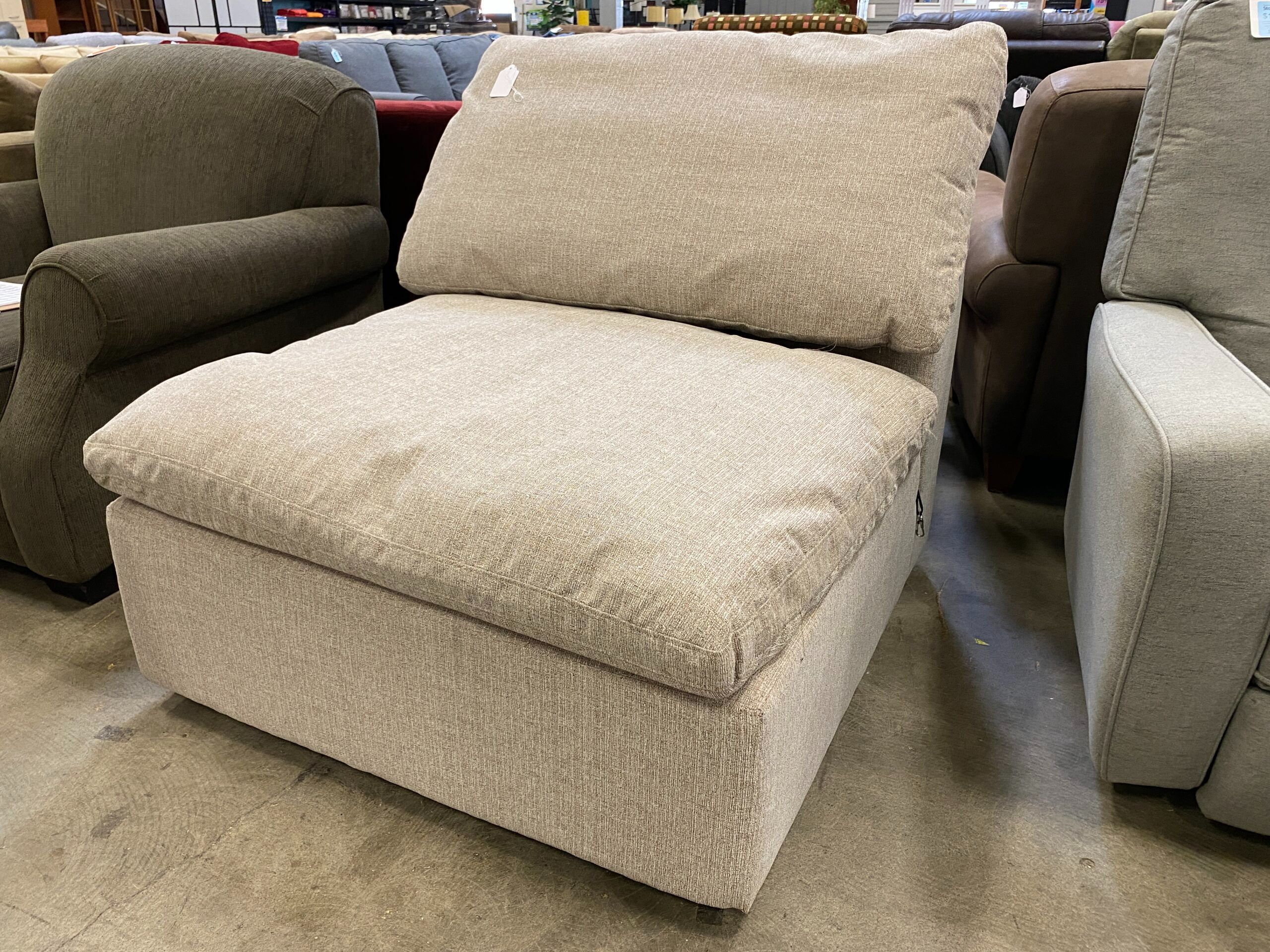 JOYBIRD Bryant Armless Chair in Cody Sandstone