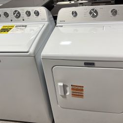Maytag Topload Washer Electric Dryer Set