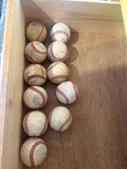 11 hard ball baseballs