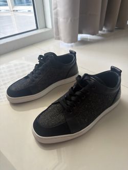 Christian Louboutin Black Low-Top Sneakers - Size 41 (US 8) - Worn Once, Like New!