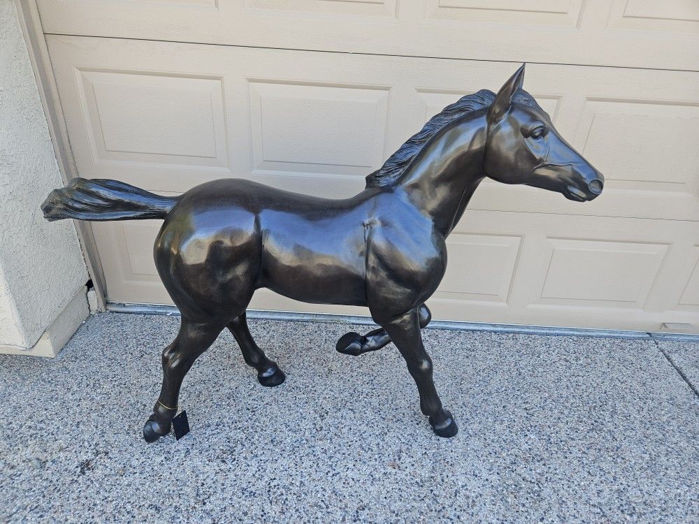 Lifesize Bronze horse statue