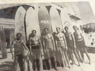 The Kahanamoku Brothers 1928 Framed Print