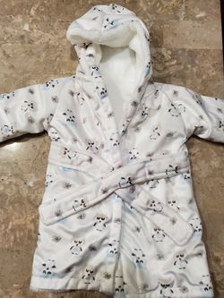 Infant bathrobe and baby swaddle