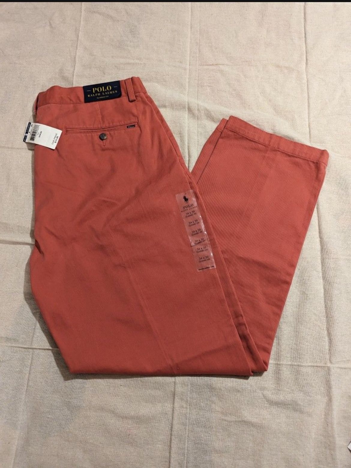Polo Ralph Lauren Logo Flat Work Stretch Classic Fit Pants