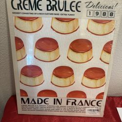 Brand new Crème Brûlée France Canvas picture Home Wall Decor - Christmas Gift - Simi Valley