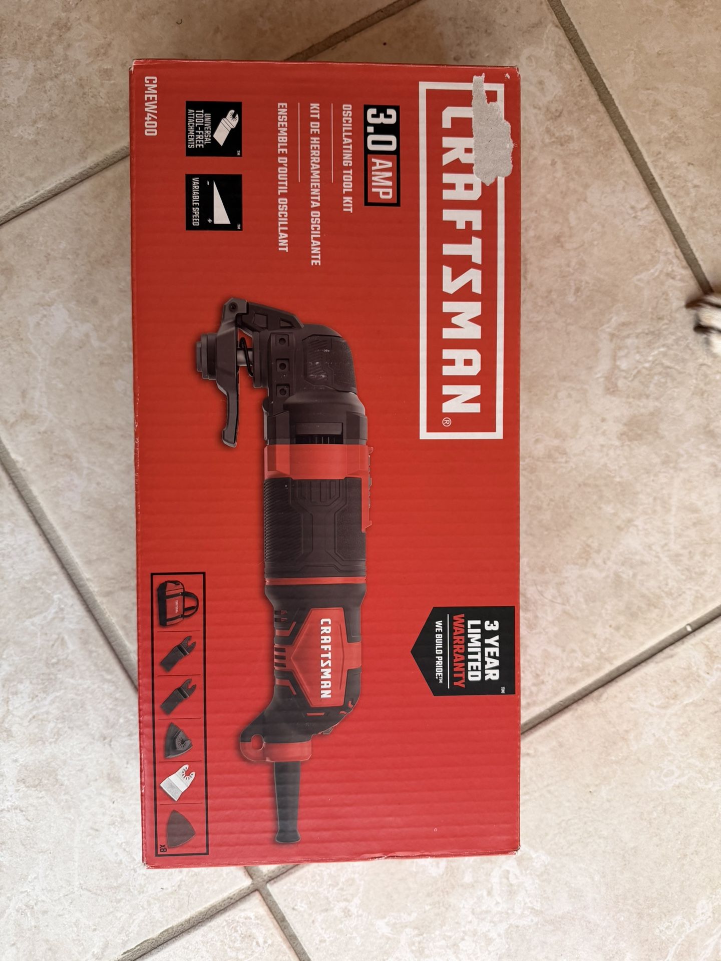 CRAFTSMAN 3 -Amp Variable speed 10 -Piece