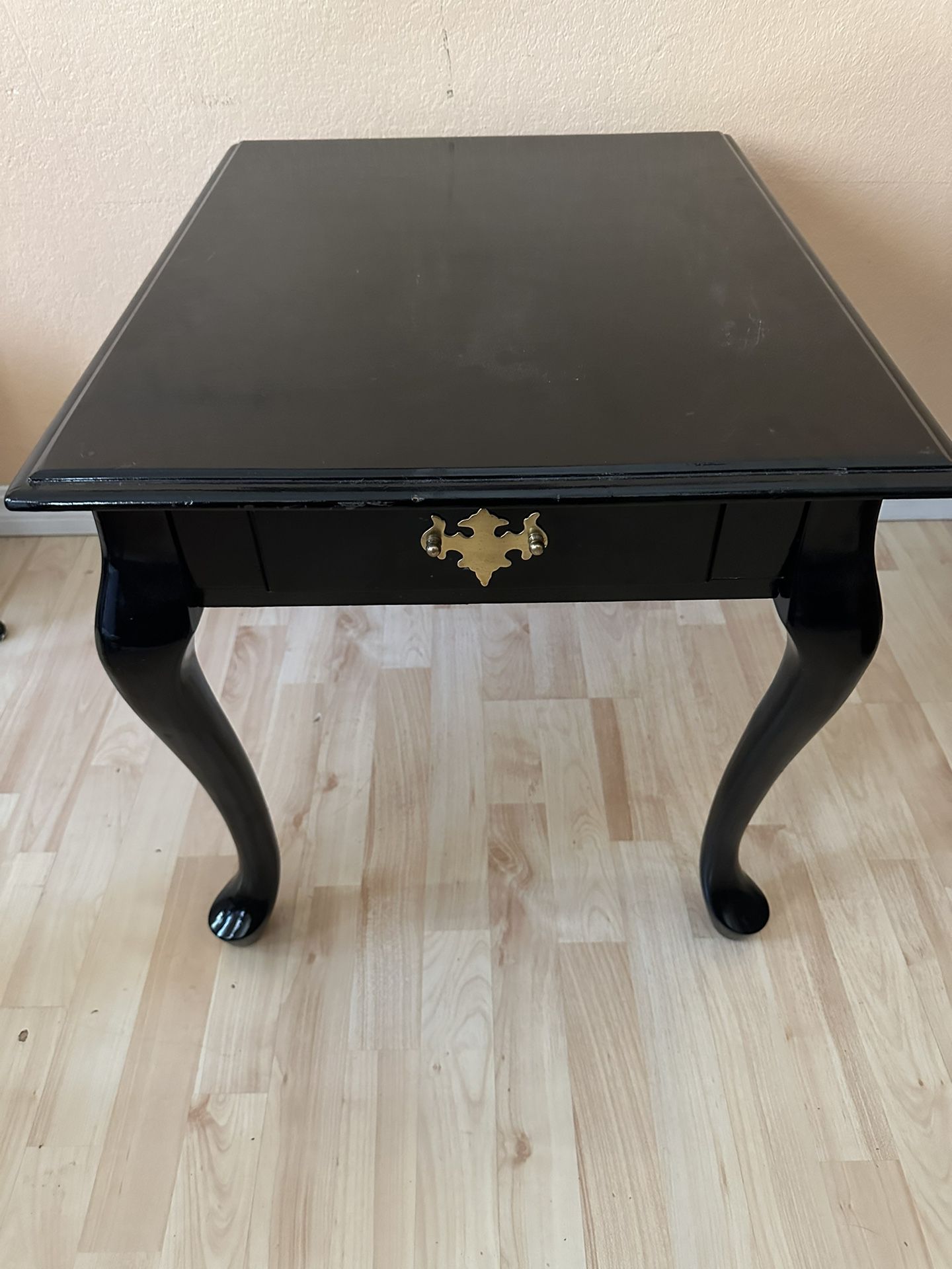 Beautiful Black Wooden Table