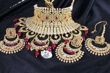 Women's Bridal Gold Plated Necklace