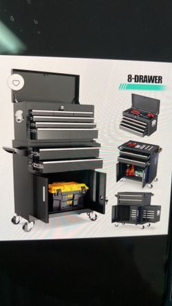 8-Drawer Rolling Tool Chest and Cabinet