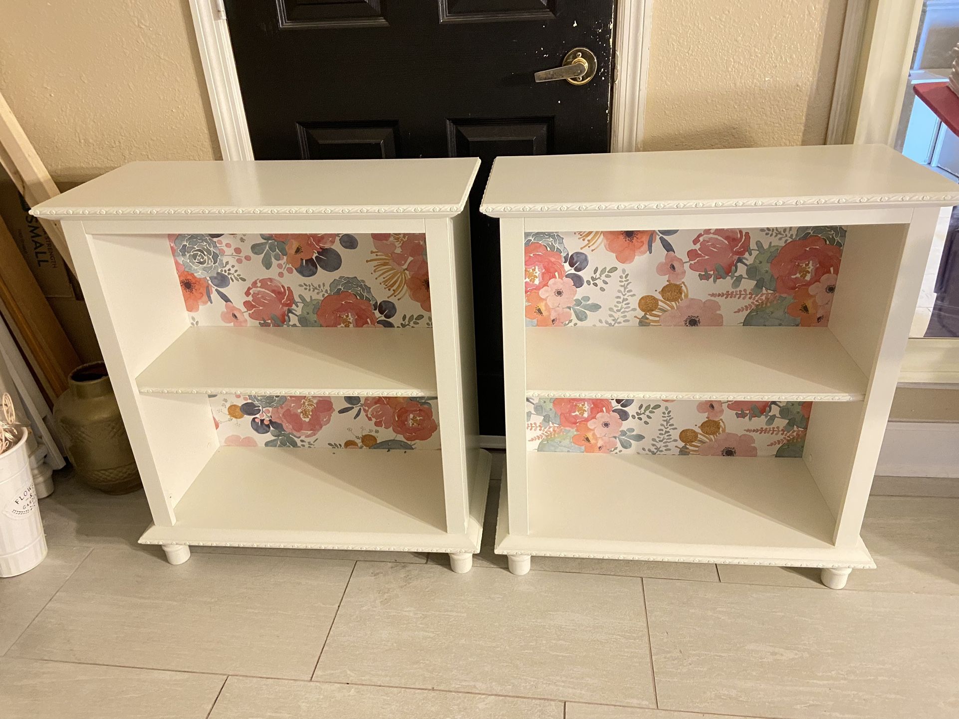 Two Small Bookshelves