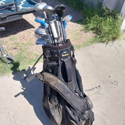 Golf Clubs And Golf Bag