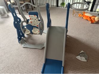 4 in 1 toddler slide, swing set for sale