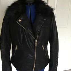 new leather jacket  Woman Size M-Large 