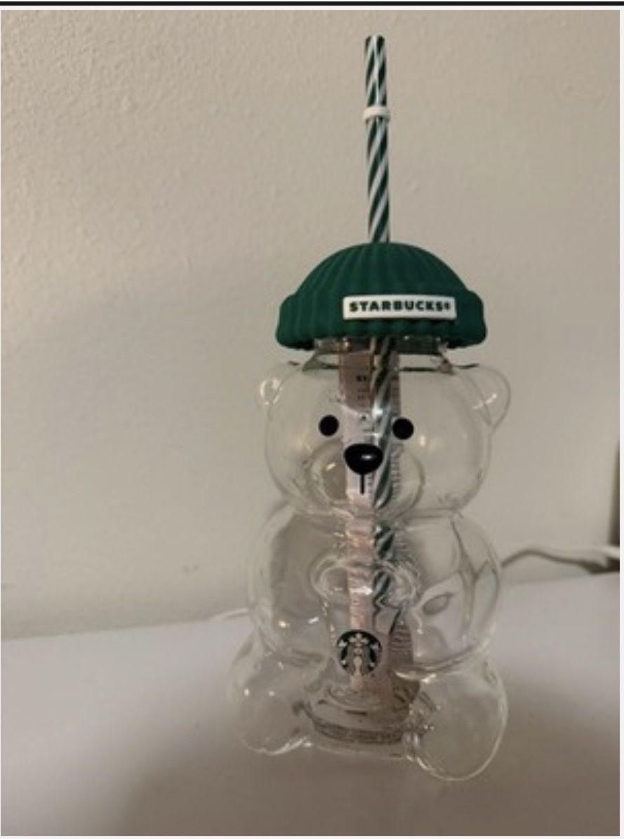 Starbucks 2025 Bearista BEAR Glass Jar Cold Cup Tumbler Collection