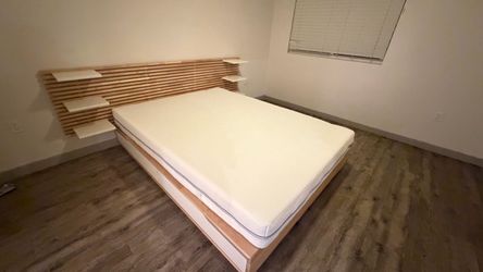 IKEA Queen Bed Frame + Mattress — $950