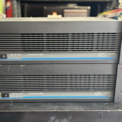 QSC Model 1400 Professional Stereo Amplifier.
