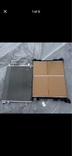 Radiator + A/C Condenser Assembly for 2008-2020 Dodge Grand Caravan & 2008- 2016 Chrysler Town & Coun
