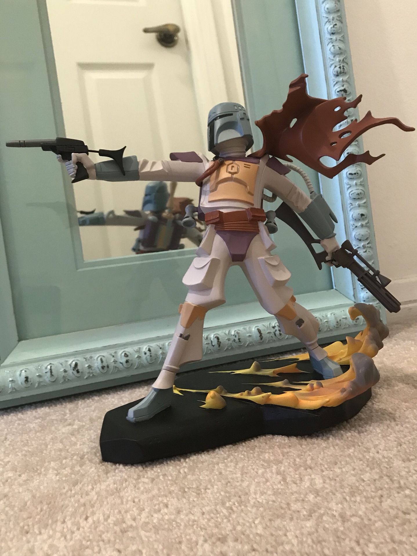 LIMITED EDITION Star Wars Boba Fett by GENTLE GIANT! Celebration IV Marquette Statue #PROMO / 1000 - RARE!