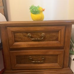 2 -all wood nightstands