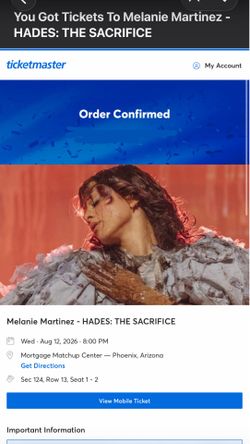 MELANIE MARTINEZ CONCERT TICKETS