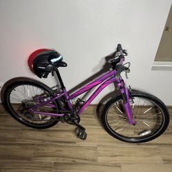 Bike Specialized 24” + Helmet 