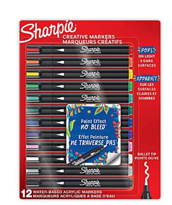Sharpie Creative Bullet Tip Markers - 12 Piece Set