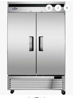 Astra commercial double door refrigerator