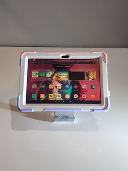 Amazon Fire 10.5 in. 16GB Tablet with Kids silicone Case wifi Bluetooth