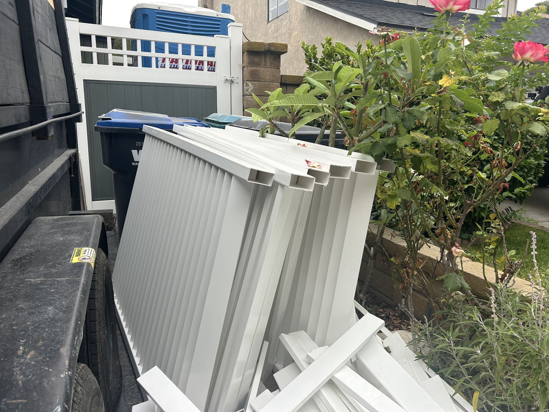 Fencing Plastic White
