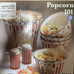 7 piece Popcorn Set (popcorn 101)