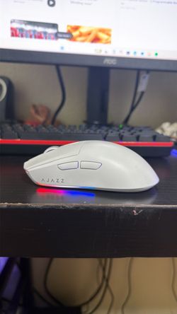 Ajazz White Gaming Mouse with RGB
