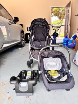 Infant seat with stroller ( travel system)