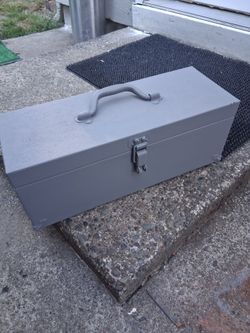 Metal tool box piano  19×9×8 inches